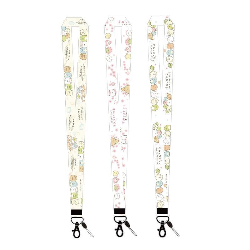 Lanyard Badge Holder - 2 шт./комплект. Милый мультяшный шнурок Sumikko