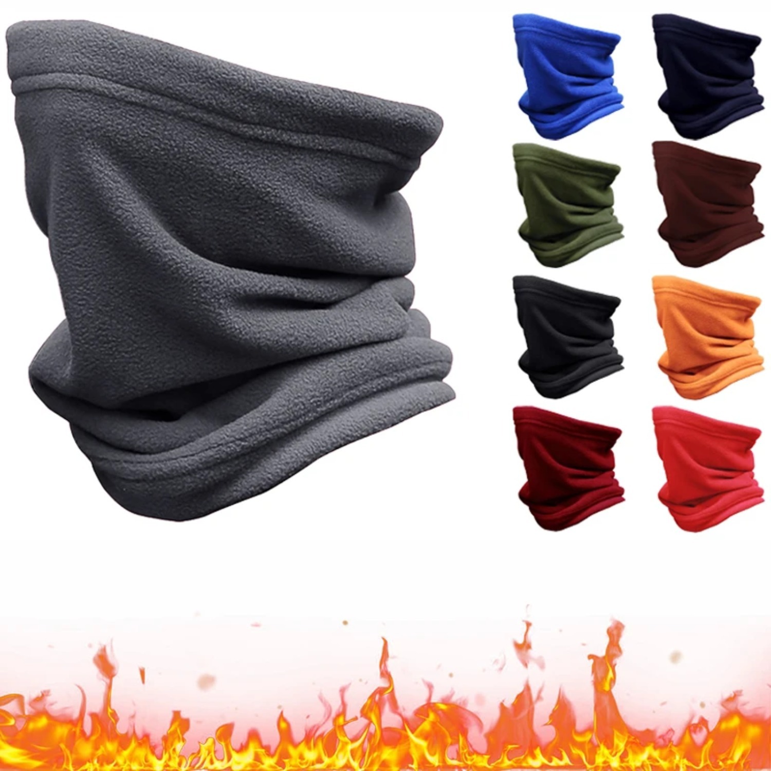 Neck Warmer Tube - Ветрозащитный шарф-гетр для мужчин и женщин,