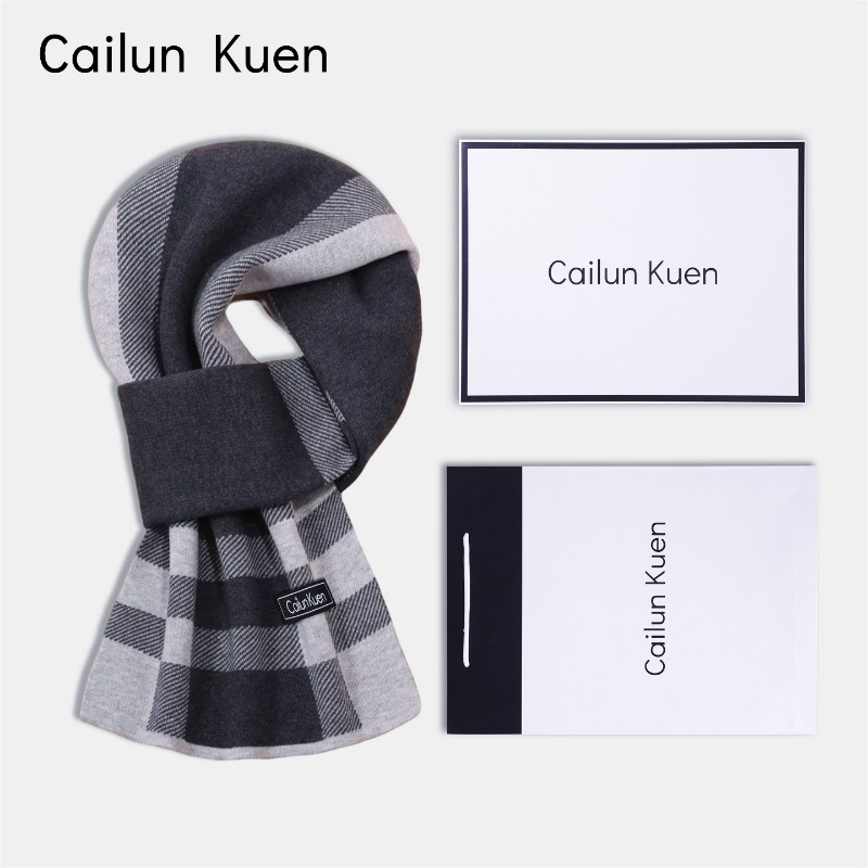 Muffler Men Wool - Новый мужской универсальный шерстяной шарф, зимний