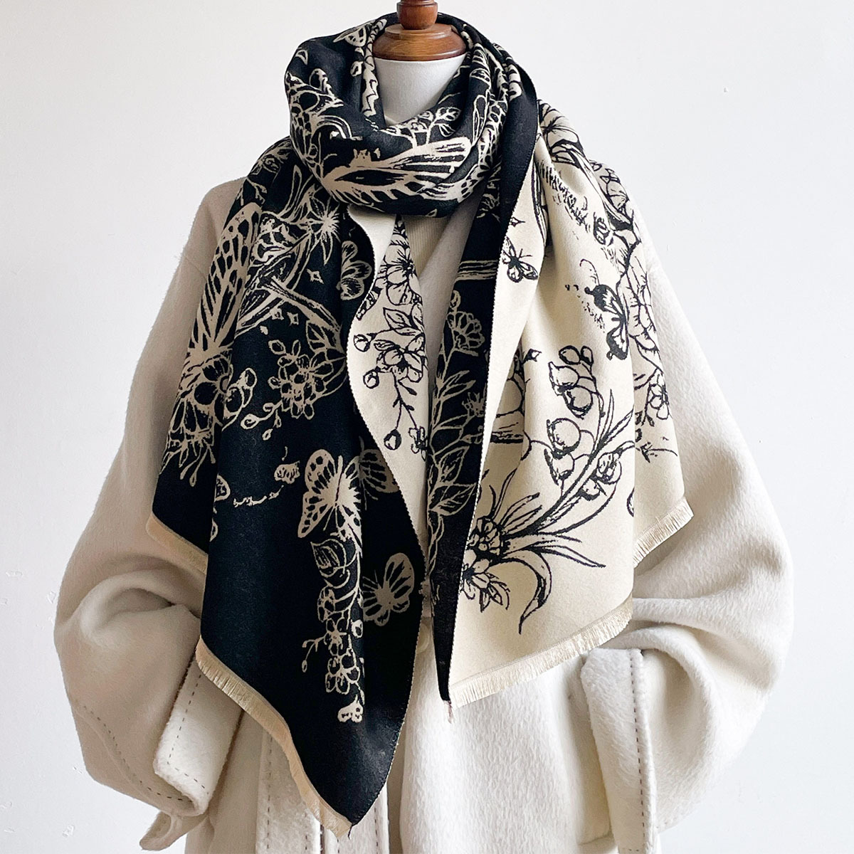 Pashmina Wrap Large - Шарф из искусственного кашемира для женщин