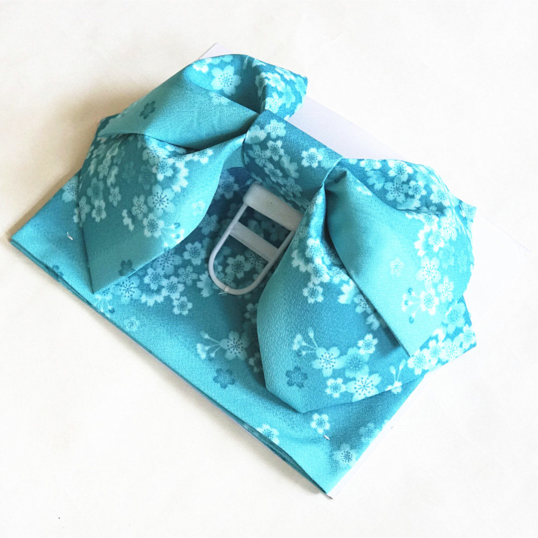 Bow Tie Pre Tied - Японский женский разноцветный пояс оби с