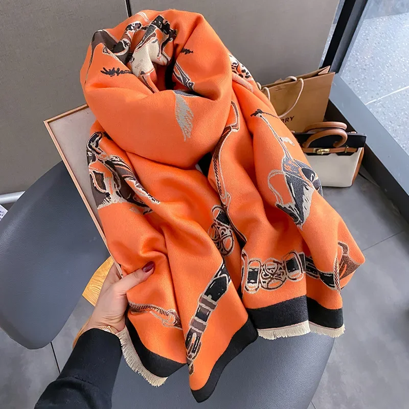 Woven Scarf Blanket - 2024, роскошная теплая шаль из пашмины,