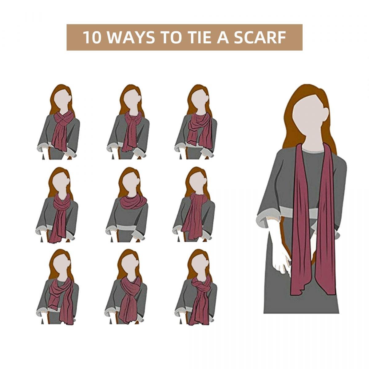 Мексиканское одеяло, полосатый – обзор и цена Woven Scarf Blanket