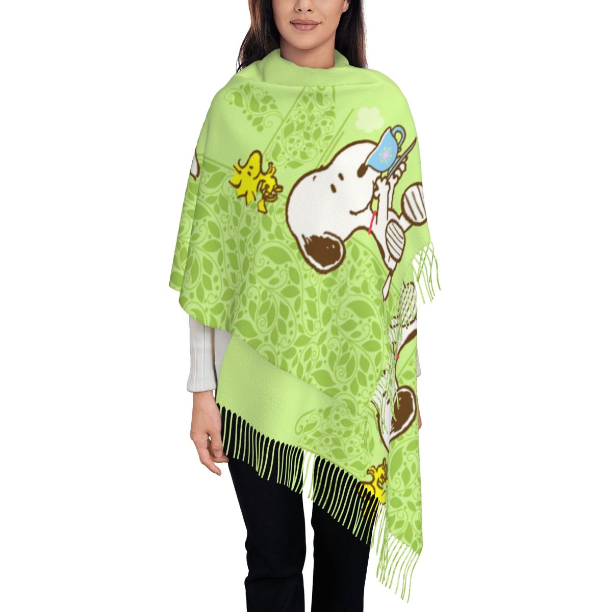 Женский шарф с кисточками, вес – обзор и цена Pashmina Wrap Large