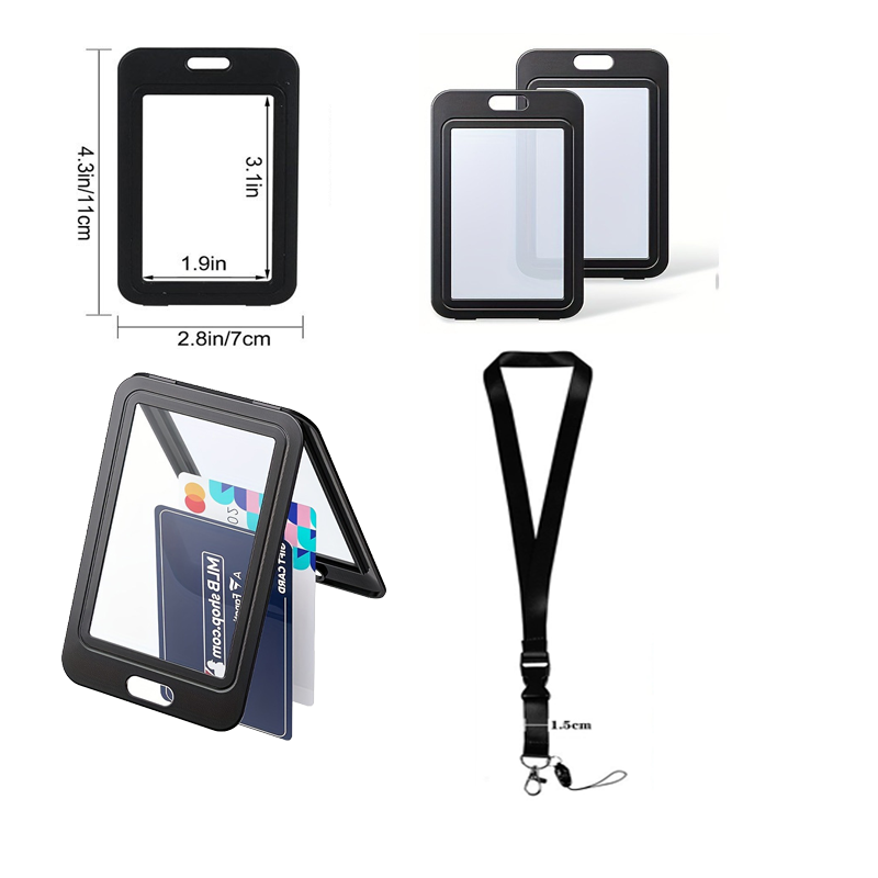 Набор из 3 пластиковых держате – обзор и цена Lanyard Badge Holder
