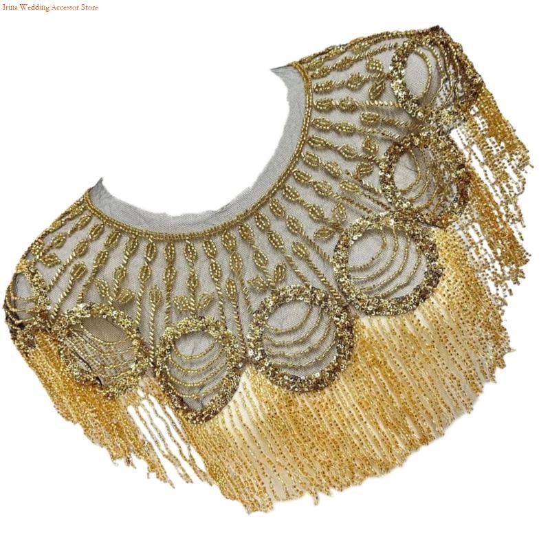 G92D Вышитые блестками кисточк – обзор и цена Stole Wedding Shawl