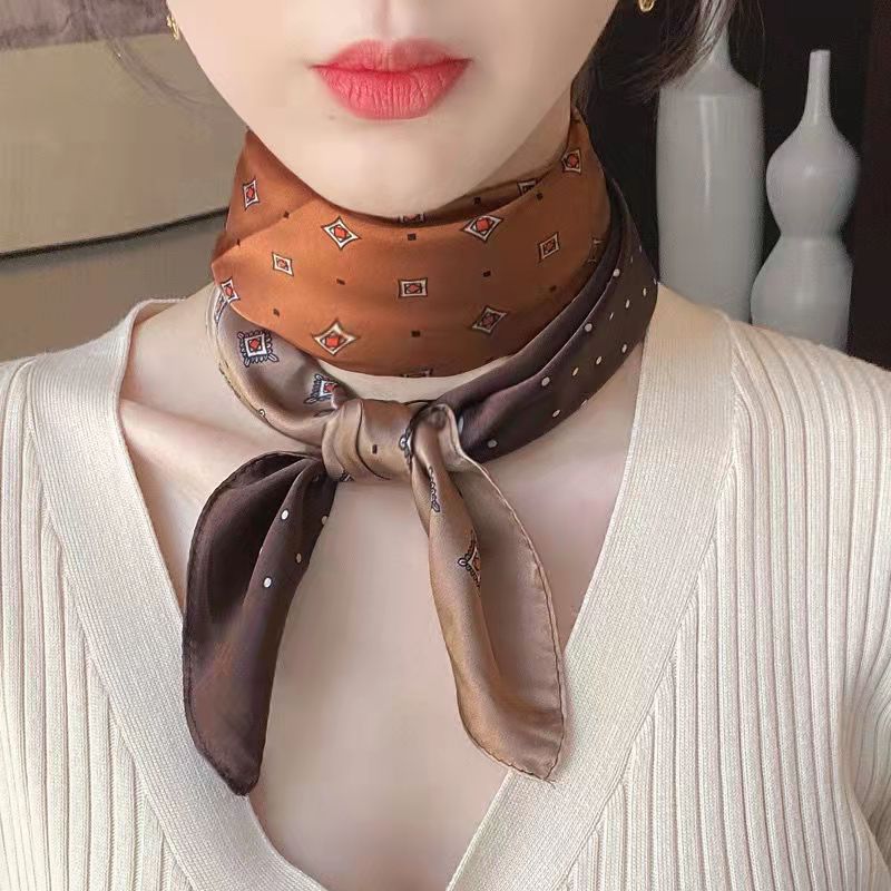 Новая мода квадратный шарф с п – обзор и цена Ascot Neck Scarf