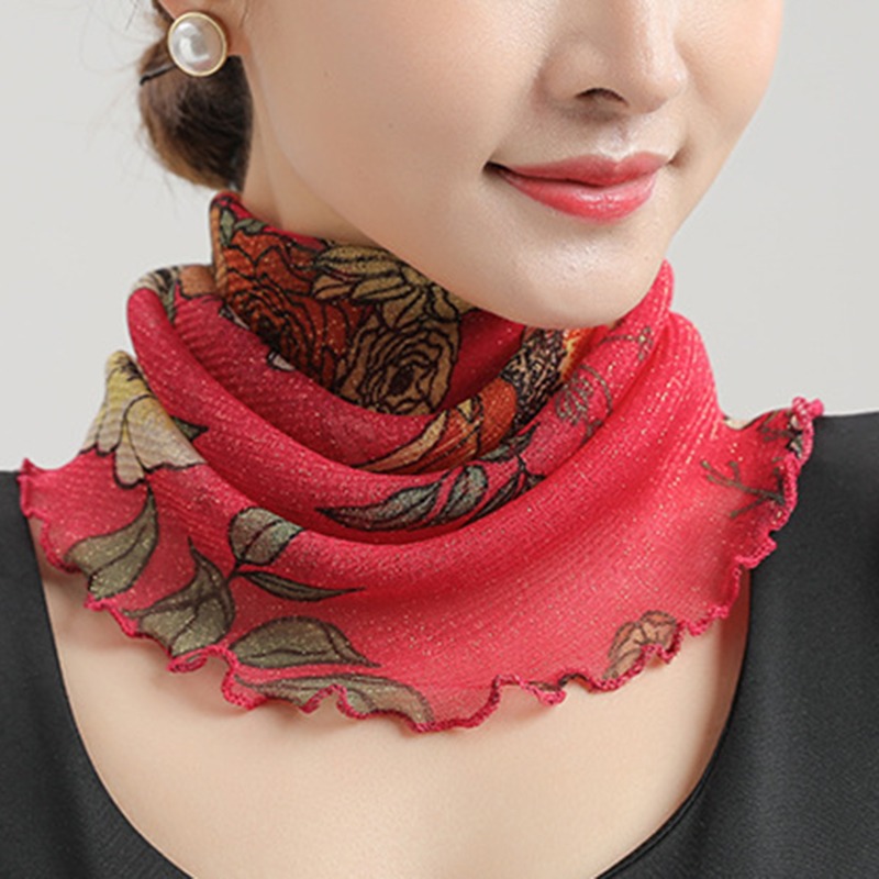 Весенне-летний шифоновый шарф  – обзор и цена Ascot Neck Scarf