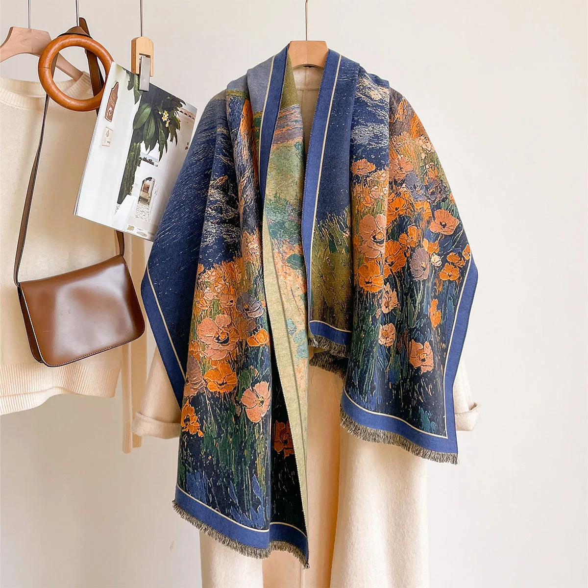 Женский шарф из искусственного – обзор и цена Pashmina Wrap Large
