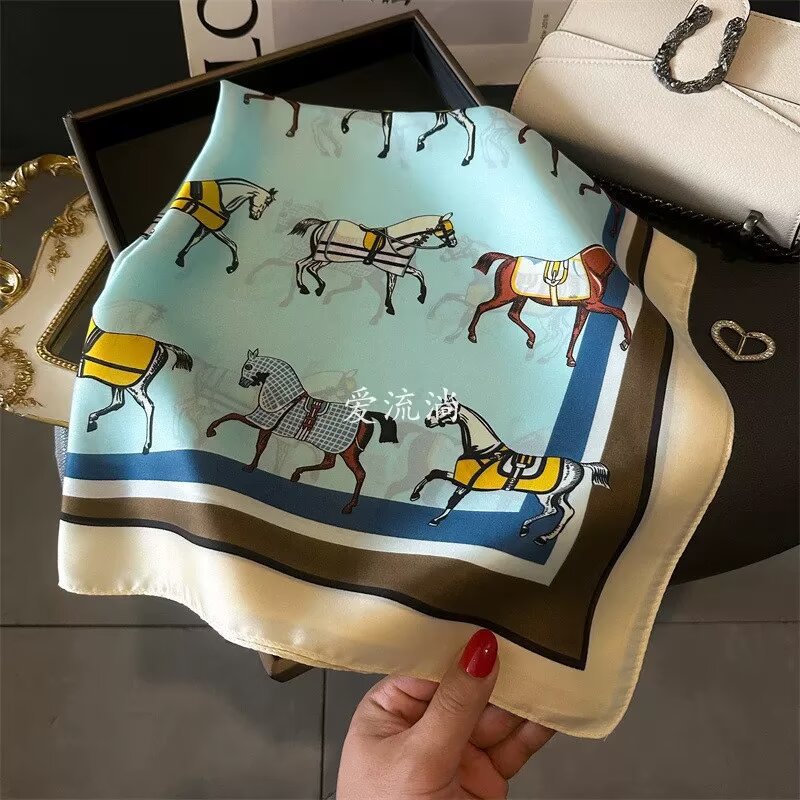 Квадратный шарф 70 см для женщ – обзор и цена Ascot Neck Scarf