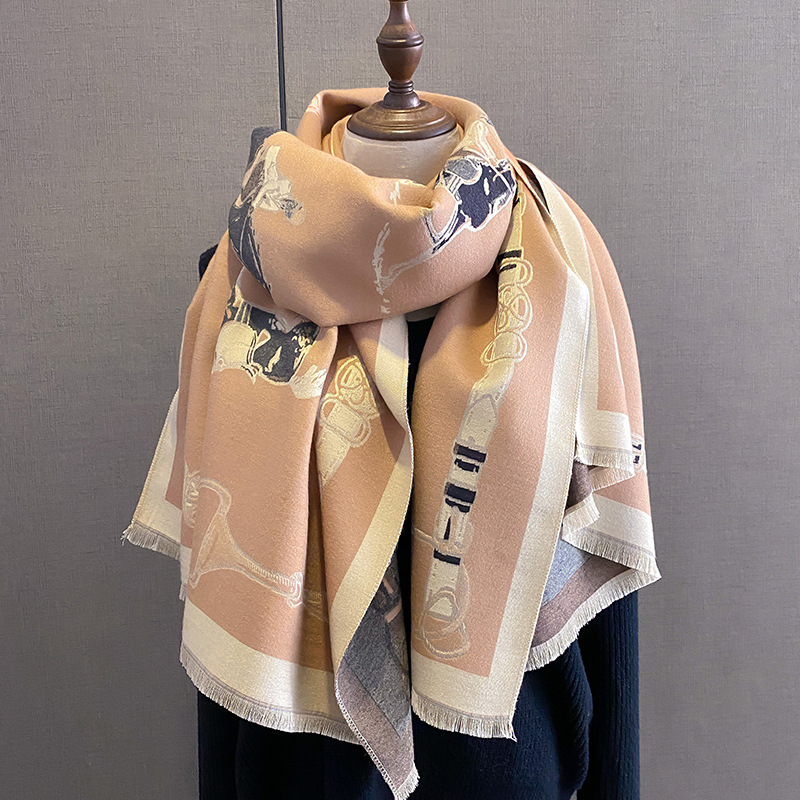 2024, роскошная теплая шаль из – обзор и цена Woven Scarf Blanket
